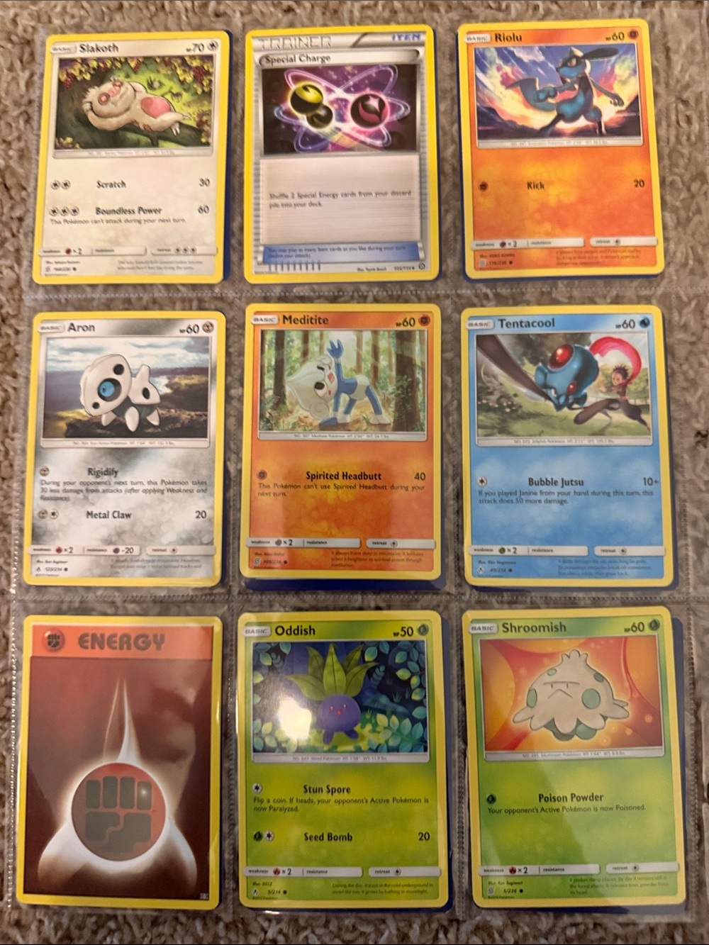 Vintage Pokemon Trading Cards